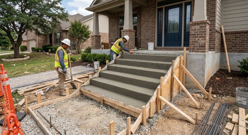 Porch Steps Construction Service