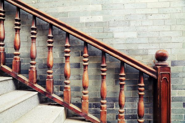 Wooden Handrail Installation